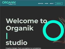 Tablet Screenshot of organik-design.co.uk